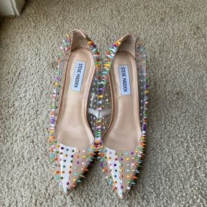 Steve Madden Vala Colorful Studded Stiletto Heel Pumps